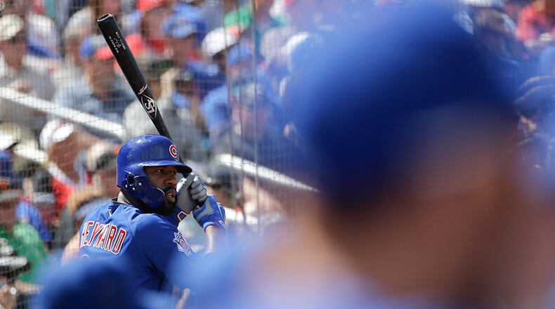 Former Braves rightfielder Jason Heyward is in his first season with the Chicago Cubs.