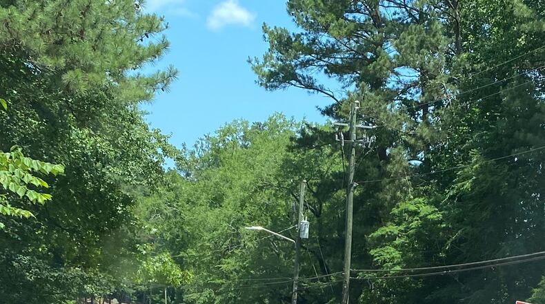 Paving work will begin June 22 on South Berkeley Lake Road in Berkeley Lake now that sidewalks have been repaired and replaced. (Photo by Karen Huppertz for the AJC)