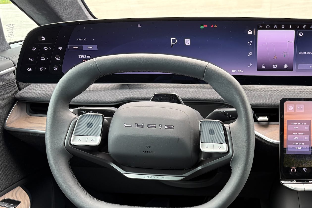 2026 Lucid Gravity Grand Touring interior. (Brian Roskelly/Cox Automotive)