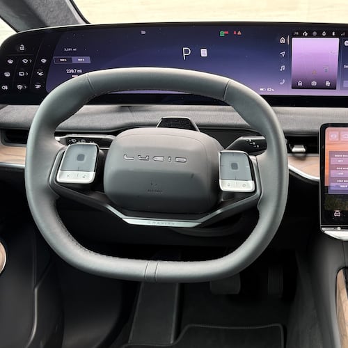 2026 Lucid Gravity Grand Touring interior. (Brian Roskelly/Cox Automotive)