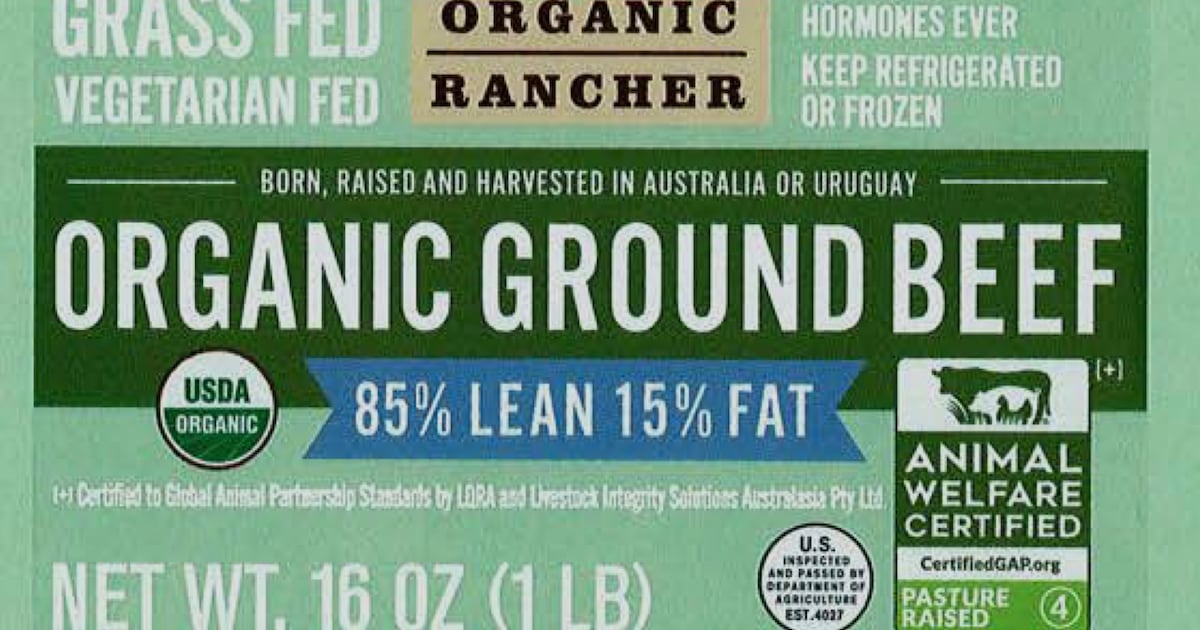 Ground beef sold at Whole Foods may be tainted with E. coli, USDA says