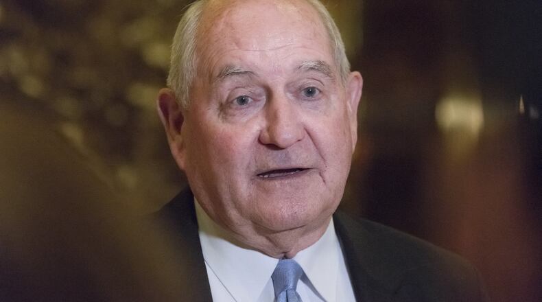 Former Georgia Gov. Sonny Perdue won the support of the Senate Agriculture Committee in a nearly unanimous vote Thursday, advancing his confirmation to become secretary of agriculture to the full U.S. Senate. A vote is expected sometime in April. (Albin Lohr-Jones/Sipa USA/TNS)