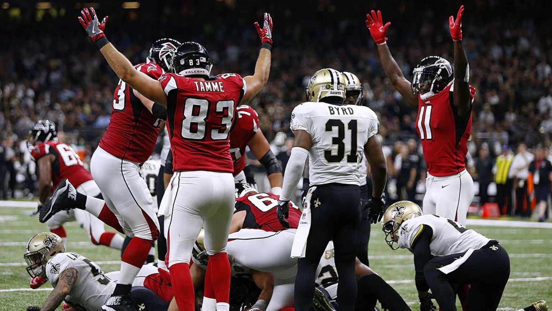 Game 3: Atlanta 45, New Orleans 32