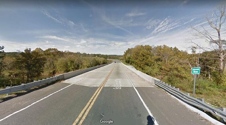 Cherokee County is leasing a house next to the Ball Ground Road bridge over the Etowah River to a person who will be responsible for a boat launch to be constructed nearby. GOOGLE MAPS