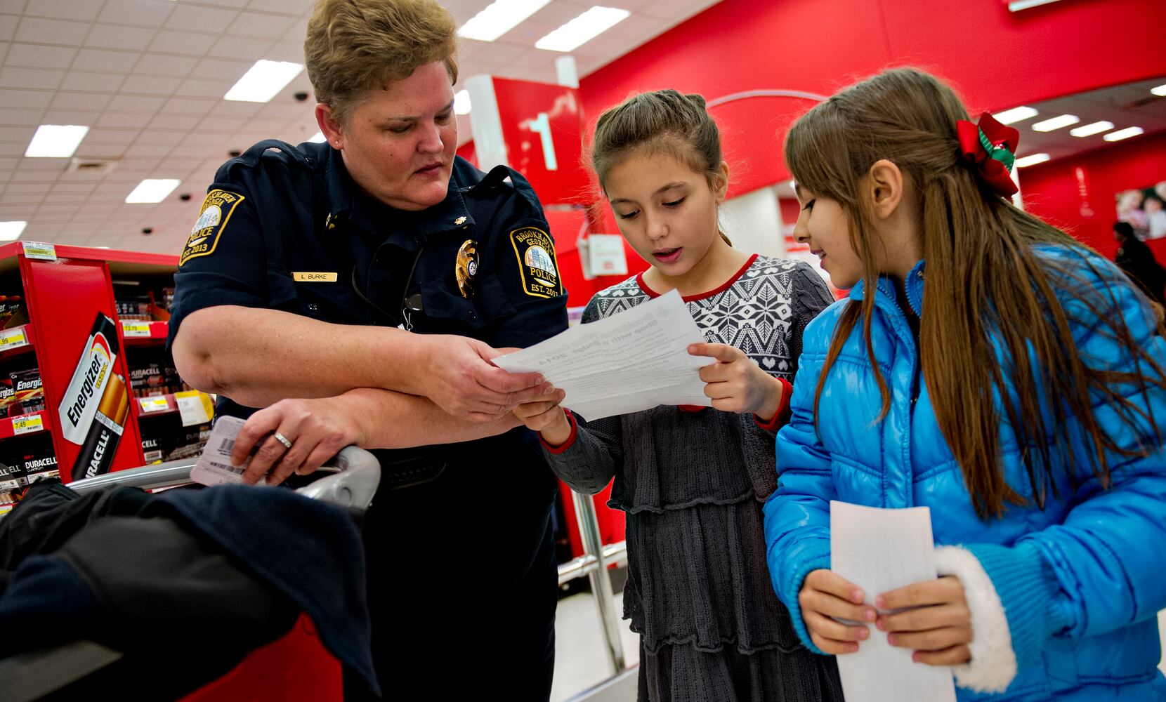 Brookhaven Police 'Shop with a Badge' event
