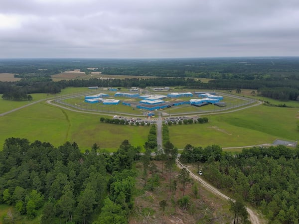 The remoteness of Calhoun State Prison, located in a sparsely populated rural county of 4,300 residents, has made the facility attractive to smugglers of drugs, cellphones and other forms of contraband into the prison. (Miguel Martinez/AJC)