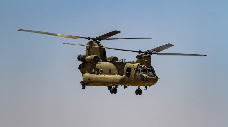 U.S. Army Reserve CH-47 Chinook helicopter