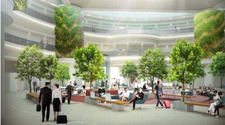 Atrium modernization rendering