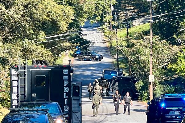 The barricaded man was taken into custody shortly after 4 p.m.