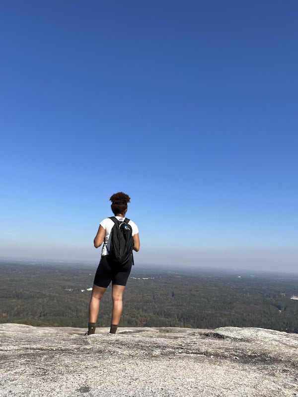 Monadnocks, isolated hills of rock rising from a relatively flat area, are numerous in metro Atlanta. Stone Mountain (pictured) is the most visited, and Kennesaw Mountain is the tallest (at 1,808 feet). (Courtesy of Zana Pouncey)