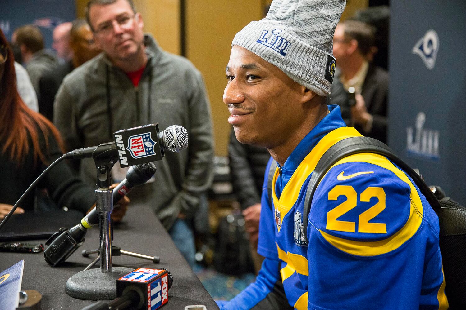 Super Bowl 53: Rams’ press conference faces of the week