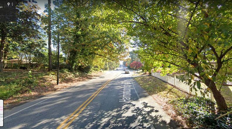 Proposed improvements to Hammond Drive in Sandy Springs are the subject of city public information meetings Feb. 26. GOOGLE MAPS