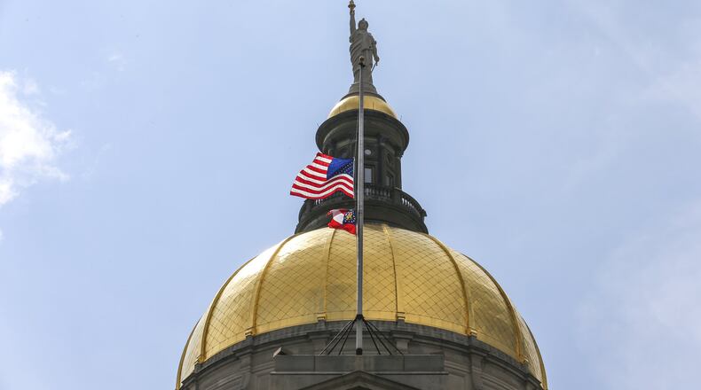 Georgia’s Gold Dome. JOHN SPINK/JSPINK@AJC.COM