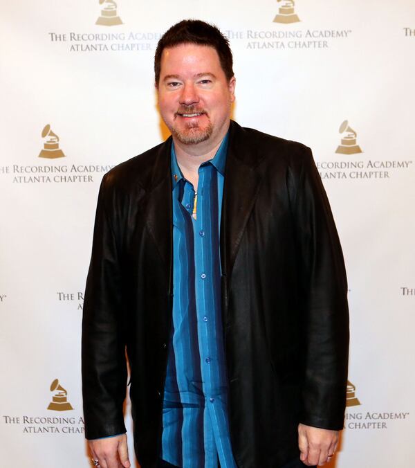 Producer Matt Still walks the red carpet at an event to celebrate Grammy nominees from Georgia on Wednesday, Jan. 15, 2014, at Callanwolde Fine Arts Center in Atlanta. (Robb D. Cohen for the AJC)