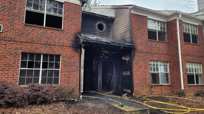 The fire displaced 36 people, but no one was injured during the incident.