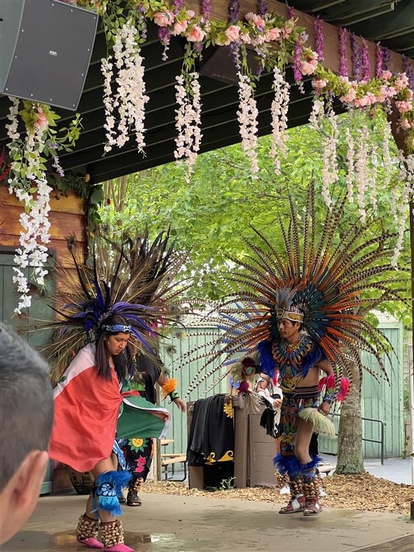 Aztec dancers will perform at Stone Mountain Park’s Latino Festival in 2025. (Courtesy of Stone Mountain Park)