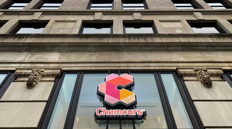 Chemours Company headquarters, a spin-off chemical company from DuPont, is seen at the Hotel DuPont in Wilmington, Delaware, in 2021. (Brendan Smialowski/AFP via Getty Images)