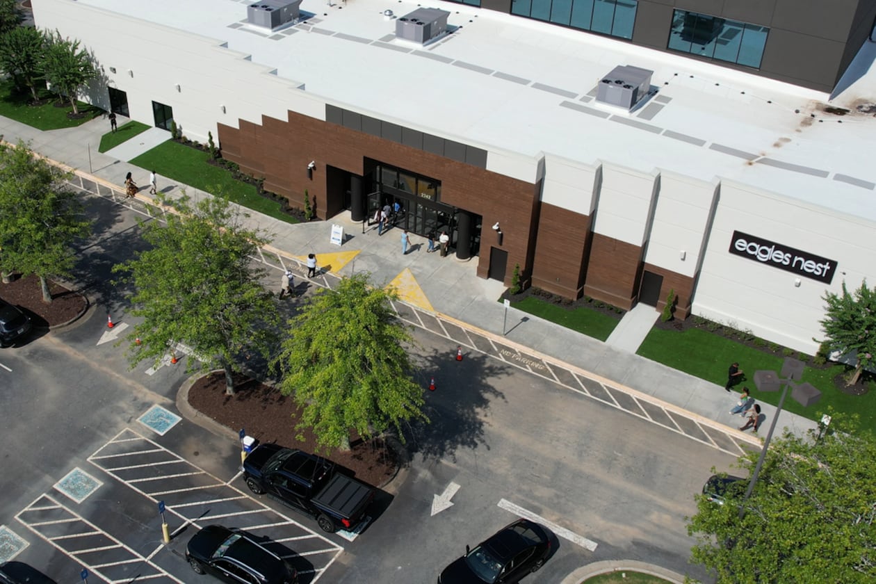 Eagles Nest Church will hold the first services in its new location at 9:30 a.m. and 11:30 a.m. Sunday. The church redeveloped a Koh's store that had been vacant a decade. (Courtesy of Eagles Nest Church)