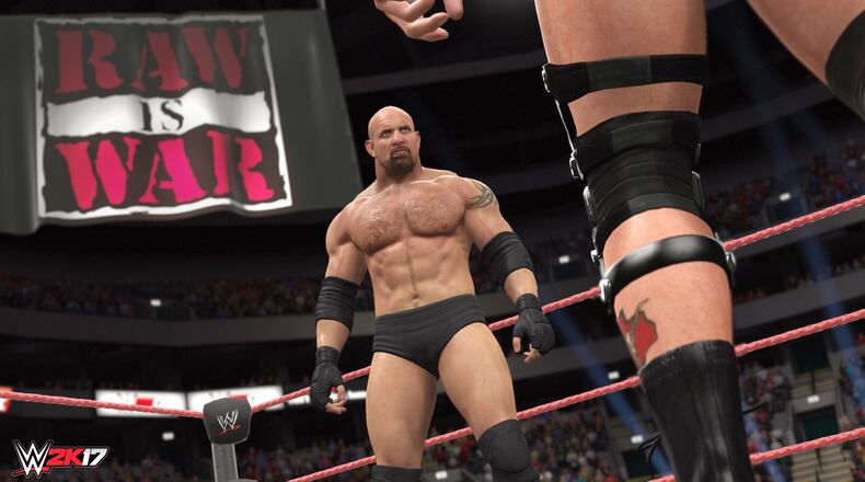 WWE 2K17 is a professional wrestling video-game developed by Yuke’s and Visual Concepts, and is published by 2K Sports for the PlayStation 3, PlayStation 4, Xbox 360, and Xbox One. (Handout/TNS)
