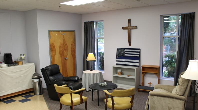 The St. Michael Law Enforcement and First Responder Chapel is located at Christ Episcopal Church in Kennesaw.