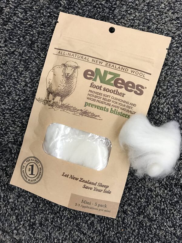 Enzees foot soother provides cushioning and hot-spot relief for blistered feet. Pam LeBlanc/American-Statesman