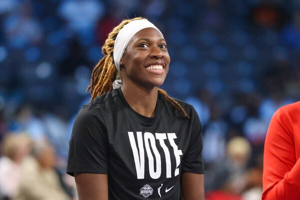 One can never count out Rhyne Howard’s ability to take over a contest. She’s always one 3 away from starting a storm of long range bombs to help the Dream win a game from the very beginning or mounting a comeback after trailing in a contest. (Jason Getz/AJC 2024)