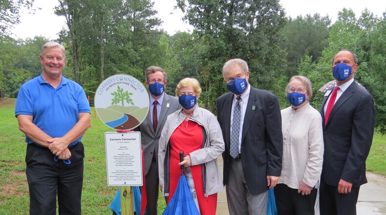 Peachtree Corners has opened a new section of the city’s 11.5-mile multi-use trail system and announced the contest-winning name submitted by Randy Gilbert: "Corners Connector." (Courtesy City of Peachtree Corners)