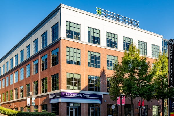 Shake Shack anchors an office building at The Battery Atlanta in Cobb County, where it expects to have 100 workers. (Courtesy of Shake Shack)