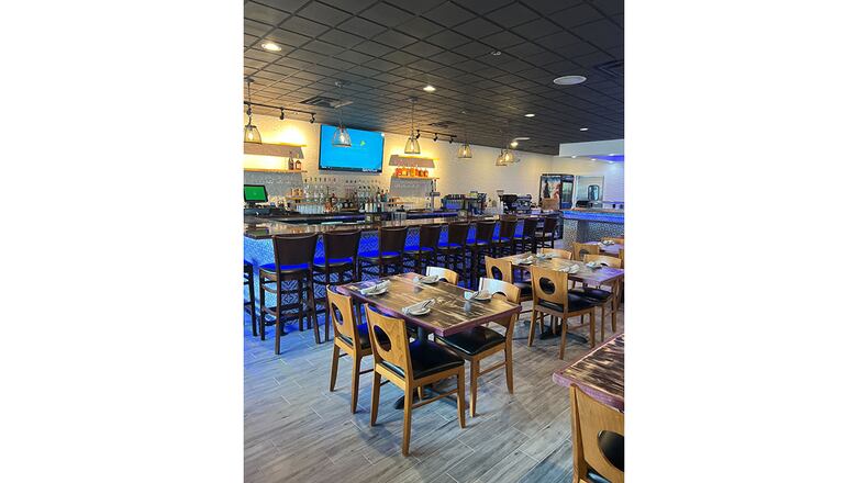 The interior of Pisco Latin Kitchen.