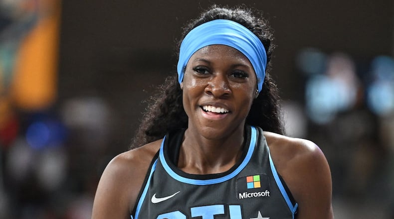 Rhyne Howard finished the regular season as the Atlanta Dream's leading scorer.