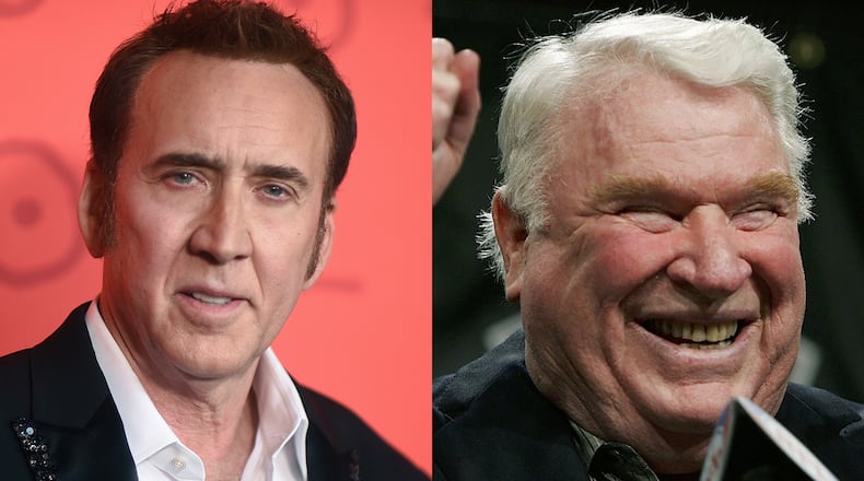 A new "Madden" biopic is going to shoot this spring in metro Atlanta starring Nicolas Cage as the famous late football coach and game analyst with a video game franchise to boot. AP