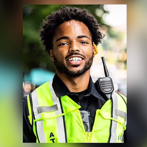 Moses Russ, an Atlanta police recruit, was killed in a traffic crash Tuesday, Sept. 1, 2026. (Atlanta Police Department)