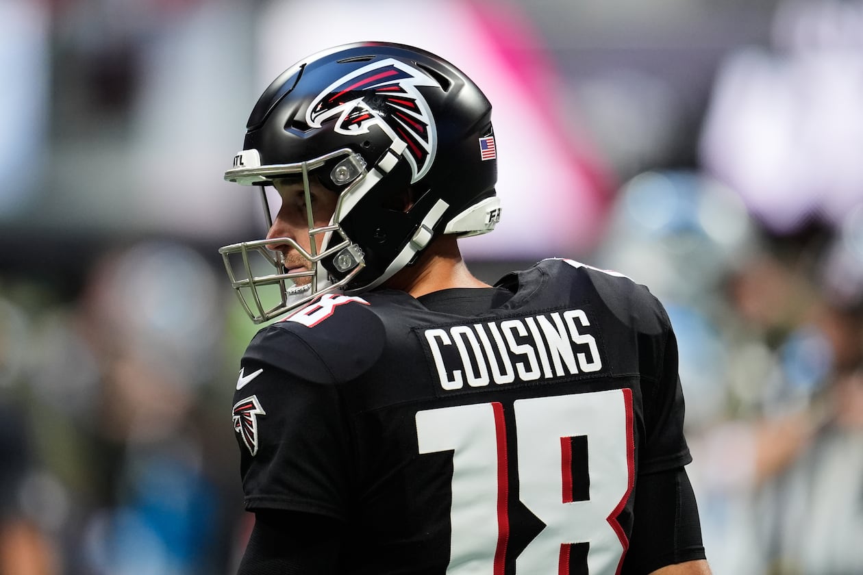Falcons backup quarterback Kirk Cousins has been thrust into the role of starter for the final seven games of this season. (Mike Stewart/AP)