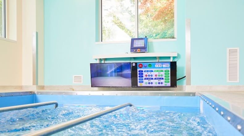 Children’s Healthcare of Atlanta at Scottish Rite hospital recently unveiled its first aquatic therapy pool. The first patient therapy session is scheduled for May 22. CONTRIBUTED