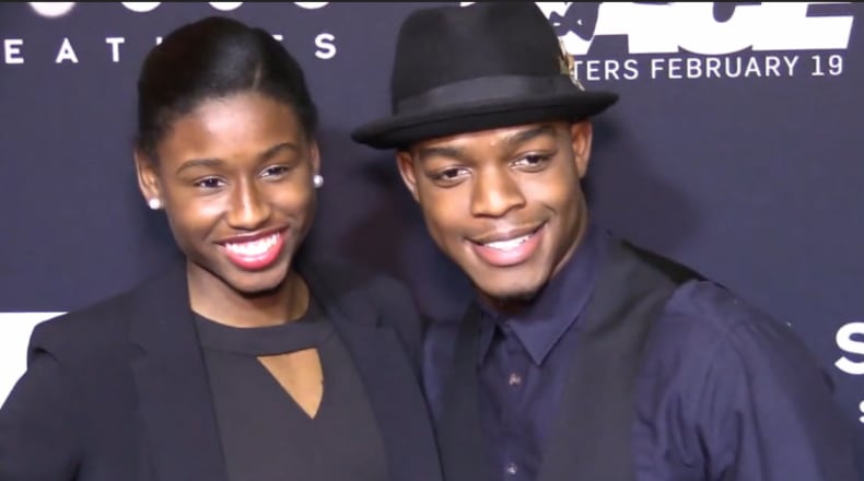 Candace Hill and Stephan James at the "Race" screening in Atlanta. Photo: Ryon Horne