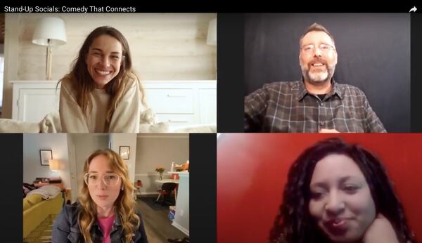 "Stand Up Socials" provides team-building exercises online using stand-up comedy clips. MARSHALL CHILES