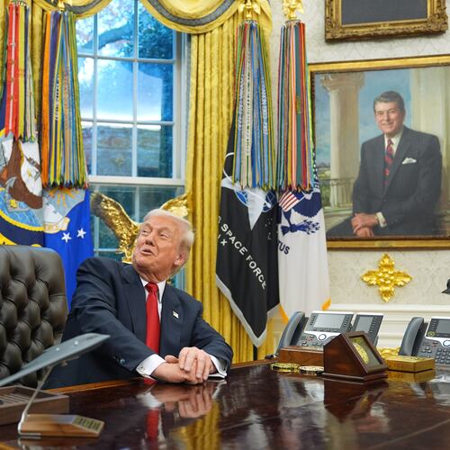 President Donald Trump and New York City Mayor-elect Zohran Mamdani after their meeting in the Oval Office of the White House, in Washington, Friday, Nov. 21, 2025. (AP Photo/Evan Vucci)