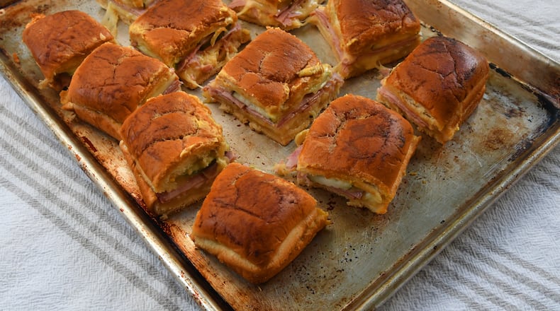 Hot Ham and Cheese Sliders. 
(CHRIS HUNT FOR THE ATLANTA JOURNAL-CONSTITUTION)