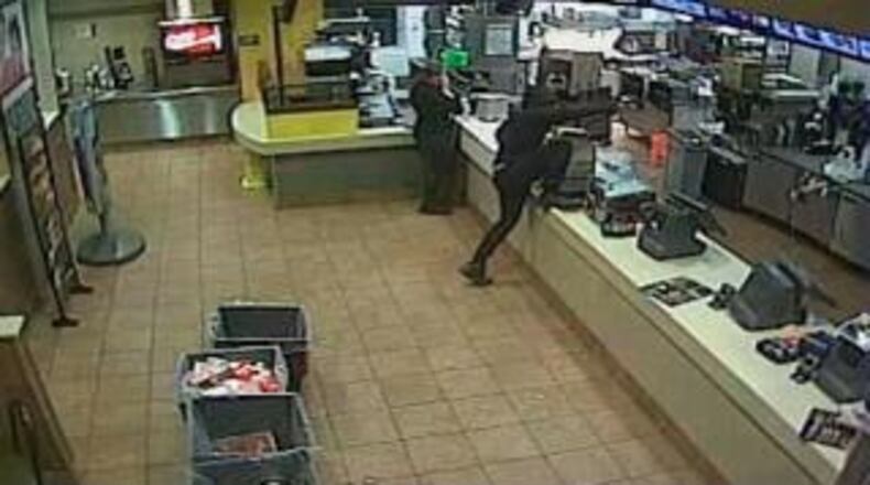 Atlanta police are investigating an armed robbery at McDonald's earlier this month. (Credit: Channel 2 Action News)
