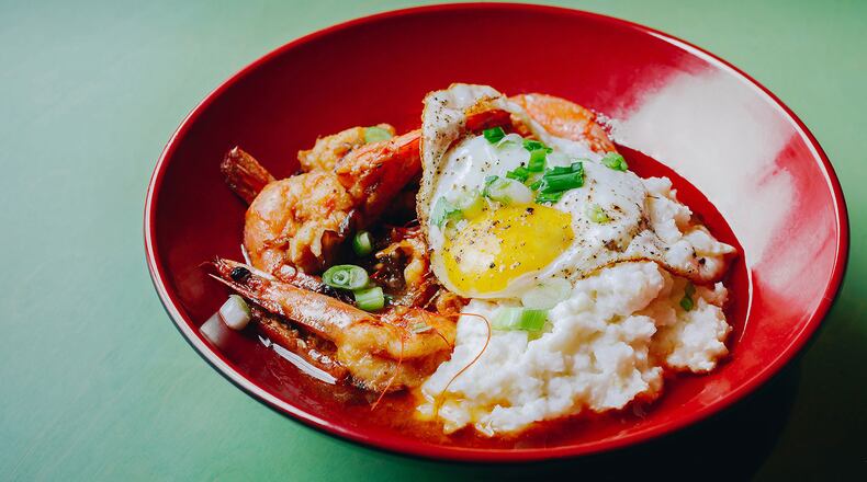 Shrimp and grits from Bon Ton