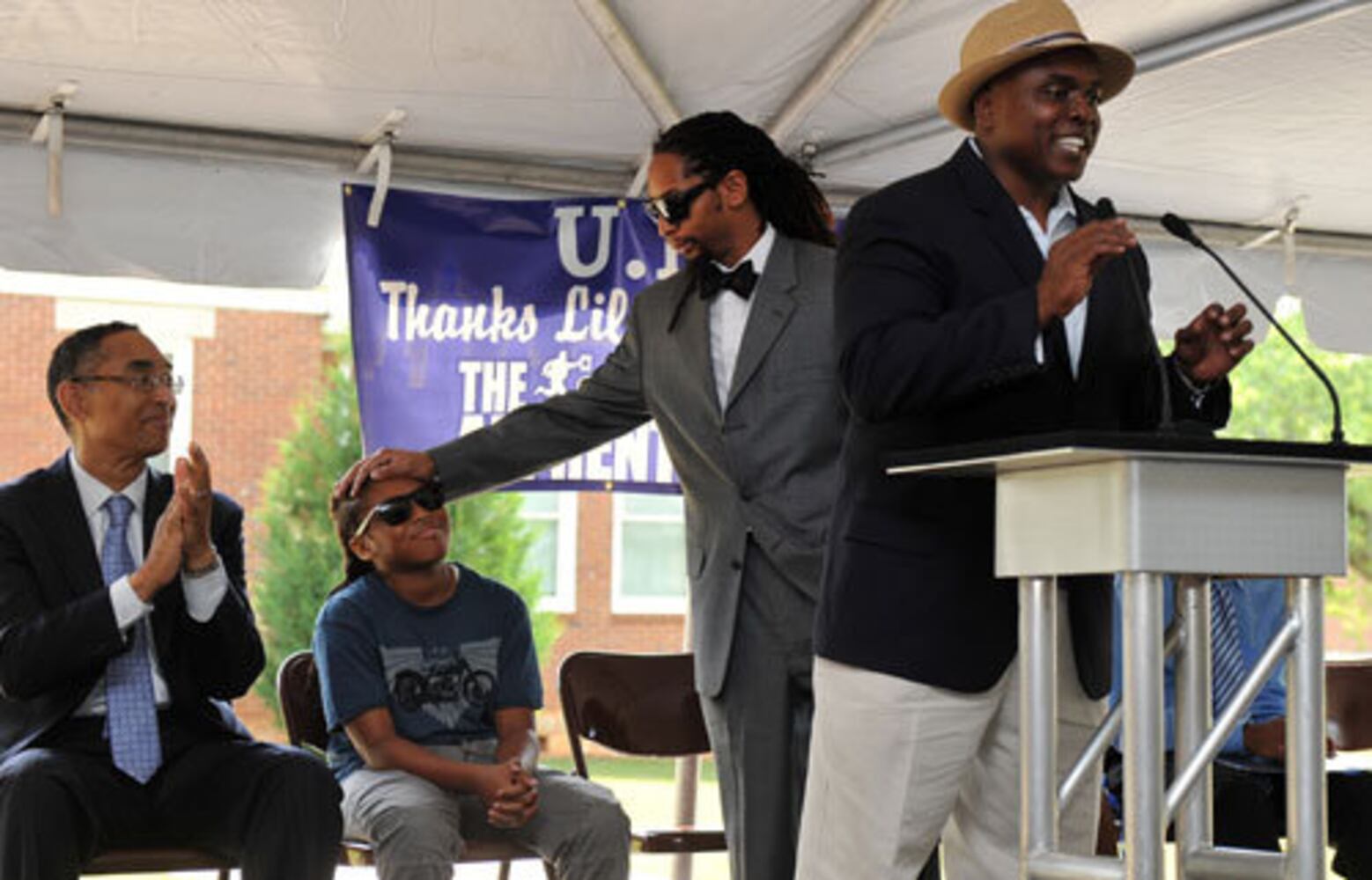 Lil Jon visits United Methodist Children's Home