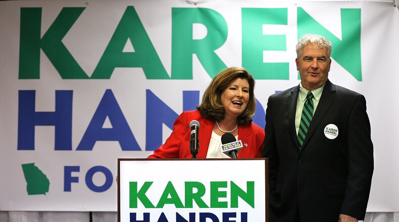Republican Karen Handel. Curtis Compton/ccompton@ajc.com