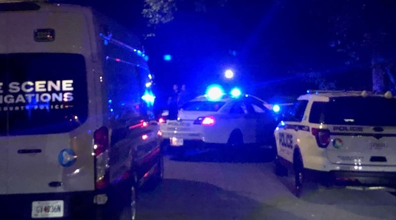 Gwinnett County police said the shooting may have started as an argument in the roadway.