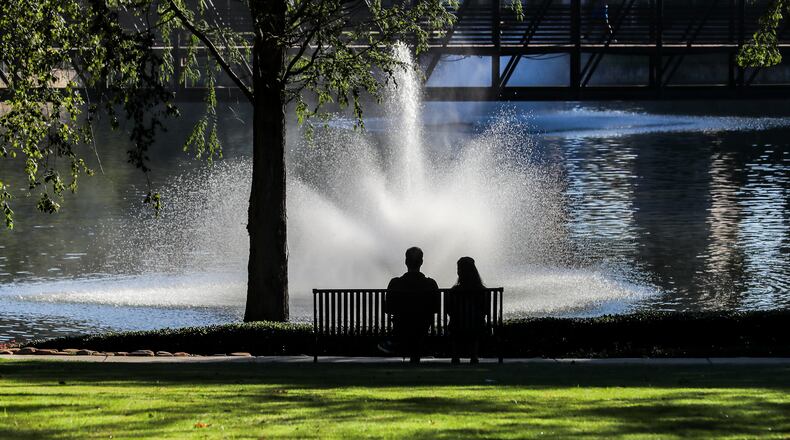 Skies will clear as we head into the afternoon and the high will top off at 97 degrees.