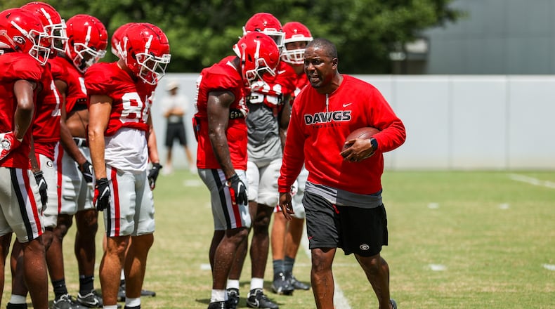 Georgia football-Bryan McClendon-wide receivers coach-important