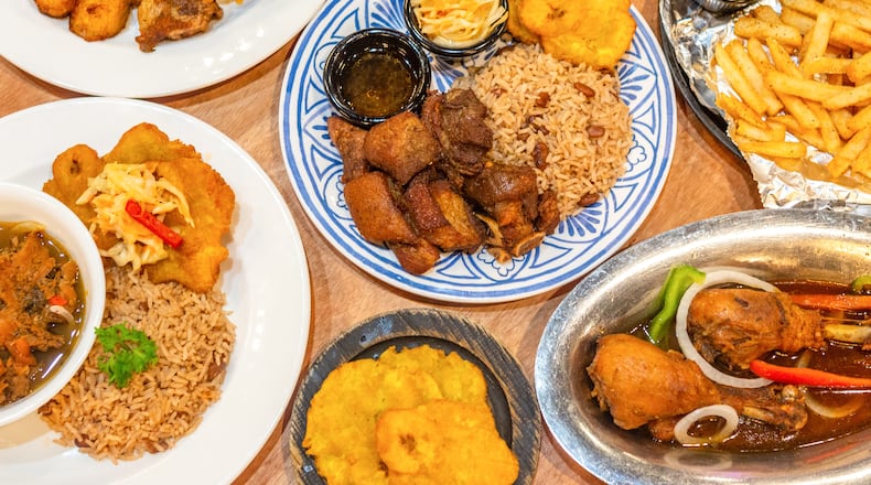 Dishes from the menu of Haitian restaurant Lakay Cuisine in Atlanta. (Courtesy of Lakay Cuisine)