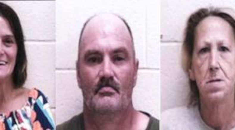 Janice Hall (left), Troy Hall (center) and Melinda Smallen