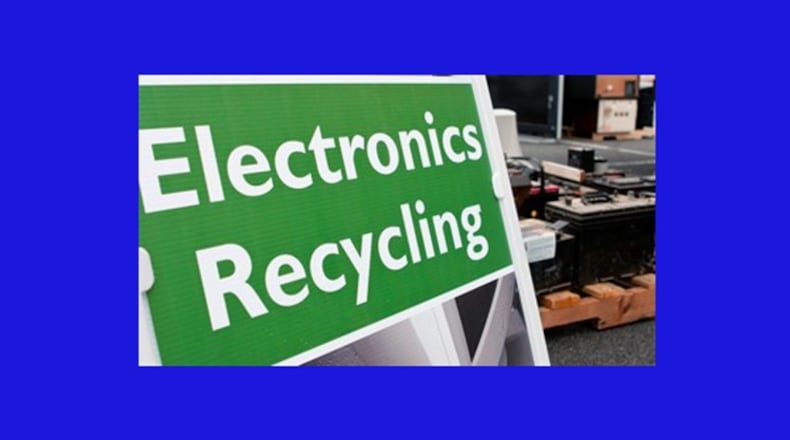 Old electronics will be among the items accepted at a Woodstock “Go Green” recycling event Saturday, Nov. 17. AJC FILE