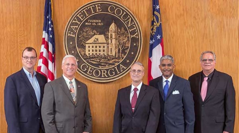 It’s not all smiles and sunshine on the Fayette County Board of Commissioners. Courtesy Fayette County