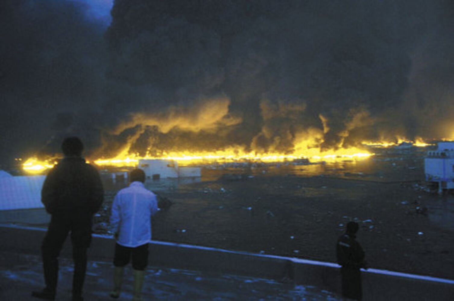Tsunami devastates Japan